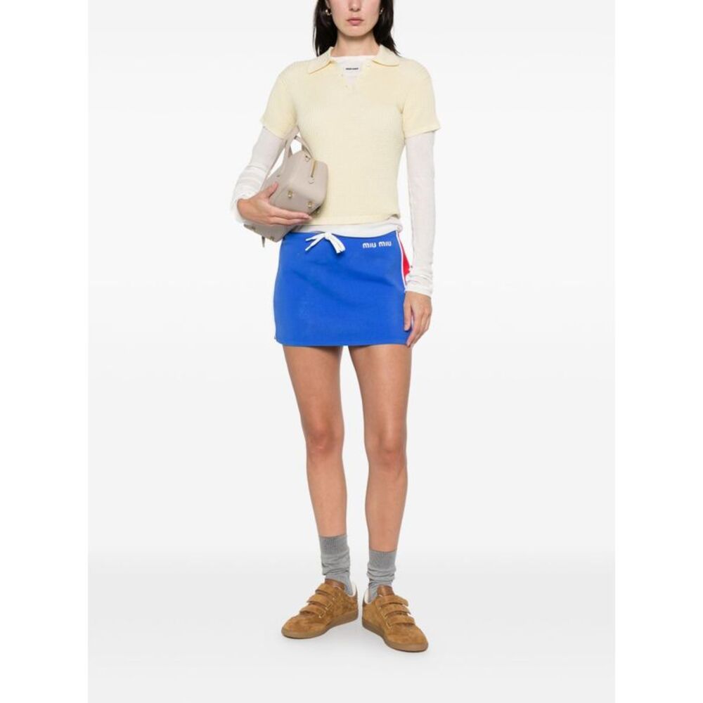 Miu Miu Women Nylon Mini Skirt - Picture 5 of 5